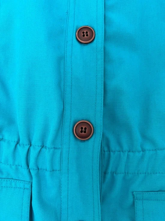 Koret Teal Utility Jacket with Button Front Size 12 - Picture 4 of 6